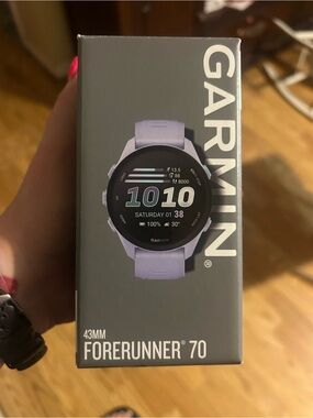 garmin Forerunner 70 Lavender/Purple 43mm GPS Running Watch